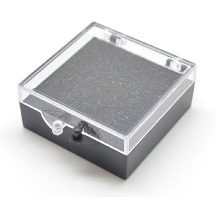 Sublimatie pin 14 Zilver glans met uw eigen logo Ø 25 mm